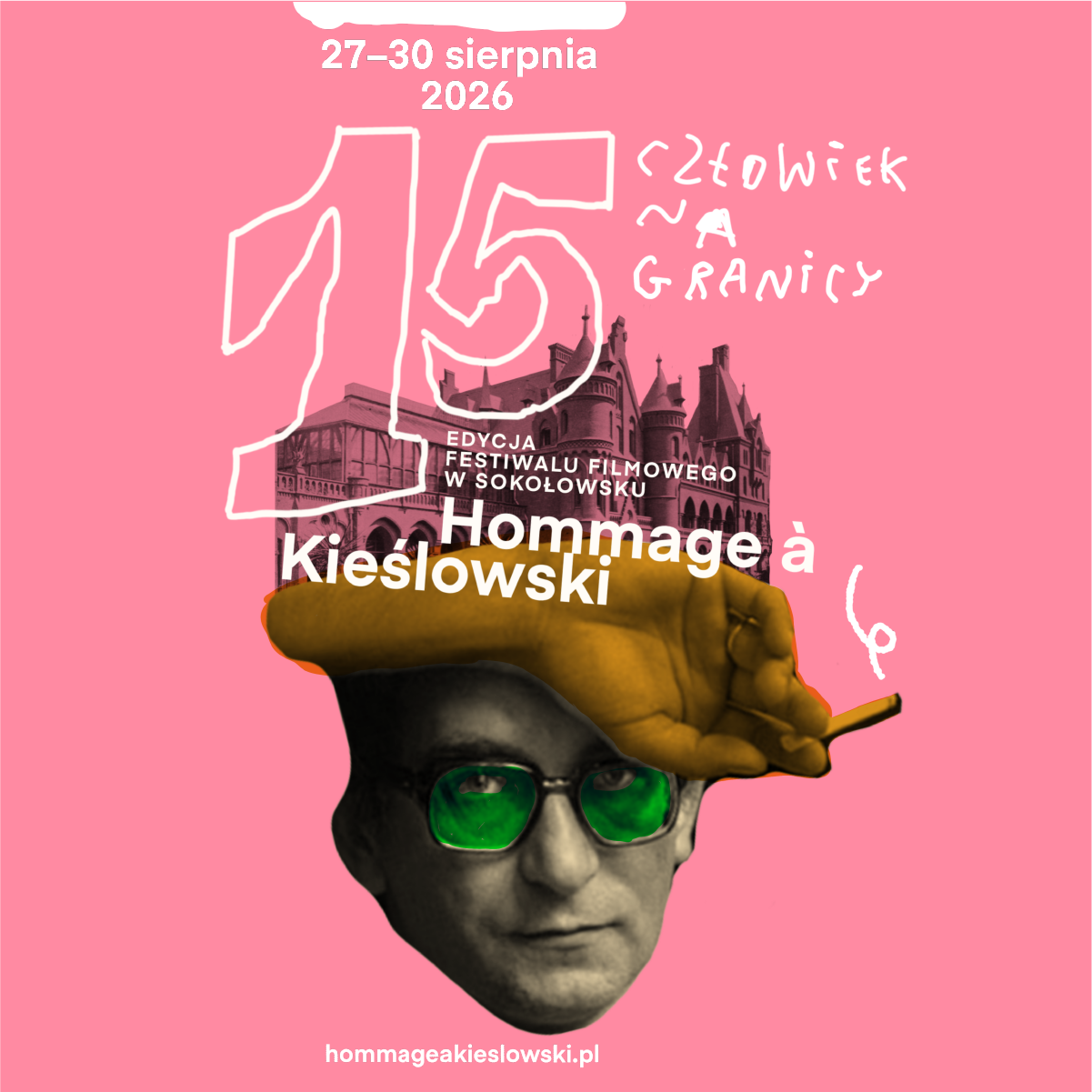Plakat festiwalu Hommage à Kieślowski